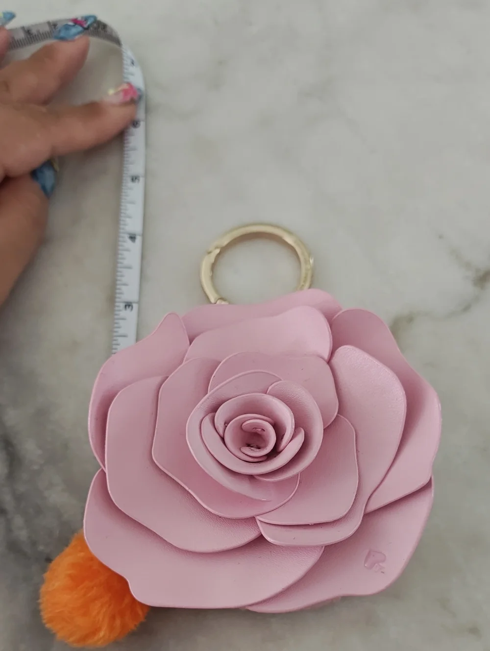 Kate Spade Rose Bag Charm/Coin Purse - Lightly Used